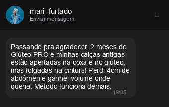 Depoimento de Mariana F. no Instagram